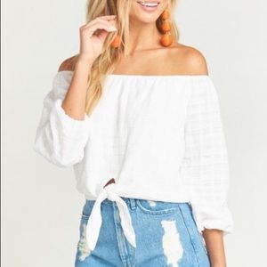 Show me your mumu Santiago tie front top